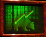 Hologram "Bulls and bears", 2-channel