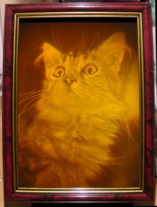 Hologram "Siberian cat"